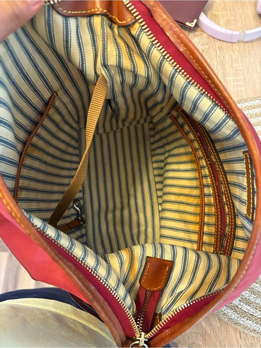 Dooney & Bourke Purse Wayfarer Nylon Hobo Vibrant Purple spacious Bag